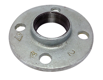 100mm Galv Drilled Flange - Table D